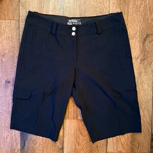Nike Golf Women’s Dri-FIT Tour Performance Shorts – Size 8 – Black